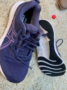 ASICS Purple and Pink Women's Running Sneakers